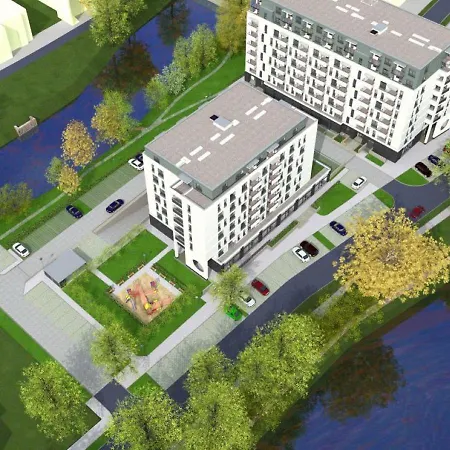 Apartament W Centrum Kolobrzegu Z Widokiem Na Rzeke Wyspa Solna Apartment Kolberg